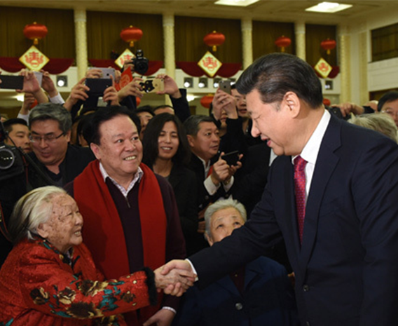 中共中央国务院举行春节团拜会 